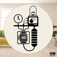 DDecorator Innovative Energy System Switch Socket Wall Sticker - (SS177)