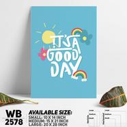 DDecorator It's Good Day - Motivational Wall Board And Wall Canvas - WB2578