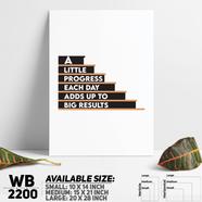 DDecorator Keep Working - Motivational Wall Board and Wall Canvas - WB2200