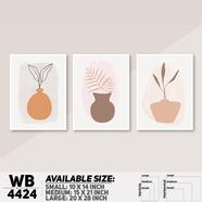 DDecorator Landscape And Horizon Design (Set of 3) Wall Board And Wall Canvas - WB4424