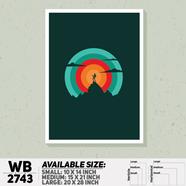 DDecorator Landscape Art Digital Illustration Wall Board and Wall Canvas - WB2743