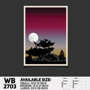 DDecorator Landscape Art Digital Illustration Wall Board And Wall Canvas - WB2703