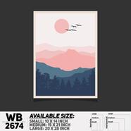 DDecorator Landscape Art Digital Illustration Wall Board and Wall Canvas - WB2674