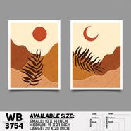 DDecorator Landscape Horizon Art Wall Decor - Set of 2 WB3754