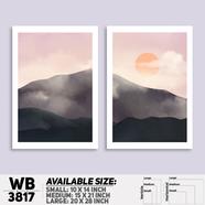 DDecorator Landscape Horizon Art Wall Decor - Set of 2 WB3817