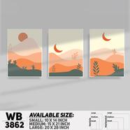 DDecorator Landscape Horizon Art Wall Decor - Set of 3 WB3862
