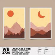 DDecorator Landscape Horizon Art Wall Decor - Set of 2 WB3724