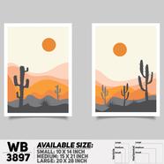 DDecorator Landscape Horizon Art Wall Decor - Set of 2 WB3897