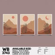 DDecorator Landscape Horizon Art Wall Decor - Set of 3 WB3743