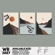 DDecorator Landscape Horizon Art Wall Decor - Set of 3 WB3887