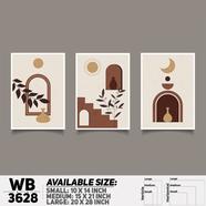 DDecorator Landscape Horizon Art Wall Decor - Set of 3 WB3628
