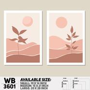DDecorator Landscape Horizon Art Wall Decor - Set of 2 WB3601 