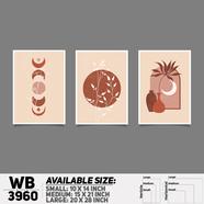 DDecorator Landscape Horizon Art Wall Decor - Set of 3 WB3960