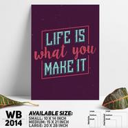 DDecorator Life - Motivational Wall Board and Wall Canvas - WB2014