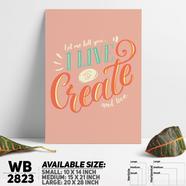DDecorator Live to Great - Motivational Wall Board and Wall Canvas - WB2823