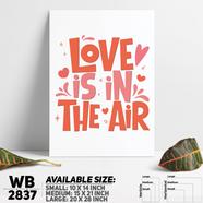 DDecorator Love Is In The Air - Motivational Wall Board and Wall Canvas - WB2837