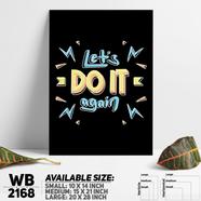 DDecorator Make It Happend - Motivational Wall Board and Wall Canvas - WB2168