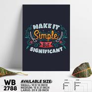 DDecorator Make It Significant - Motivational Wall Board and Wall Canvas - WB2788