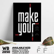 DDecorator Make Your Own Way - Motivational Wall Board and Wall Canvas - WB2850