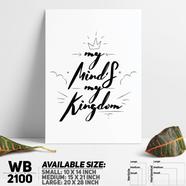 DDecorator Mind - Motivational Wall Board and Wall Canvas - WB2100
