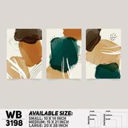 DDecorator Modern Abstract ArtWork Wall Decor - (Set of 3)WB3198