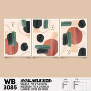 DDecorator Modern Abstract ArtWork Wall Decor - Set of 3 WB3086
