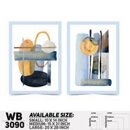 DDecorator Modern Abstract ArtWork Wall Decor - Set of 2 WB3090