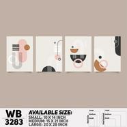 DDecorator Modern Abstract ArtWork Wall Decor - (Set of 4) WB3283