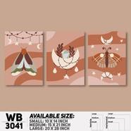 DDecorator Modern Abstract ArtWork Wall Decor - Set of 3 WB3041