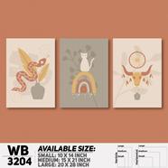 DDecorator Modern Abstract ArtWork Wall Decor - (Set of 3)WB3204