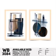 DDecorator Modern Abstract ArtWork Wall Decor - Set of 2 WB3084