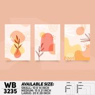 DDecorator Modern Abstract ArtWork Wall Decor - (Set of 3) WB3235