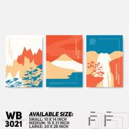 DDecorator Modern Abstract ArtWork Wall Decor - Set of 3 WB3021