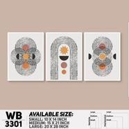DDecorator Modern Abstract ArtWork Wall Decor - (Set of 3) WB3301