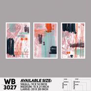 DDecorator Modern Abstract ArtWork Wall Decor - Set of 3 WB3027