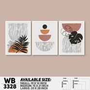 DDecorator Modern Leaf ArtWork Wall Decor - (WB3328)