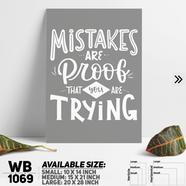 DDecorator Motivational Quote Wall Board And Wall Canvas - WB1069