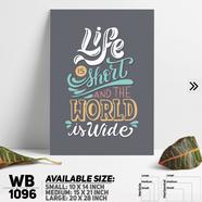 DDecorator Motivational Quote Wall Board And Wall Canvas - WB1096