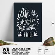 DDecorator Motivational Quote Wall Board And Wall Canvas - WB1076