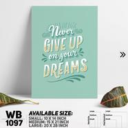 DDecorator Motivational Quote Wall Board And Wall Canvas - WB1097