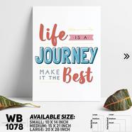 DDecorator Motivational Quote Wall Board And Wall Canvas - WB1078