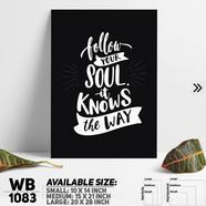 DDecorator Motivational Quote Wall Board And Wall Canvas - WB1083