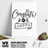 DDecorator Motivational Quote Wall Board And Wall Canvas - WB1090