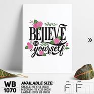 DDecorator Motivational Quote Wall Board And Wall Canvas - WB1070