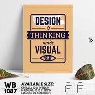 DDecorator Motivational Quote Wall Board And Wall Canvas - WB1087