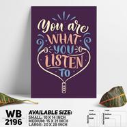 DDecorator Music Lover - Motivational Wall Board and Wall Canvas- WB2196