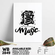 DDecorator Music - Motivational Wall Board and Wall Canvas - WB2849