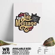DDecorator My Life - Motivational Wall Board and Wall Canvas - WB2273