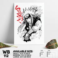 DDecorator Naruto Uzumak Manga Naruto Anime Wall Board And Wall Canvas - WB112