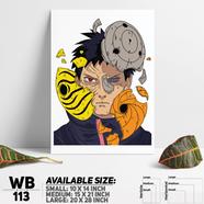 DDecorator Naruto Uzumak Manga Naruto Anime Wall Board And Wall Canvas - WB113